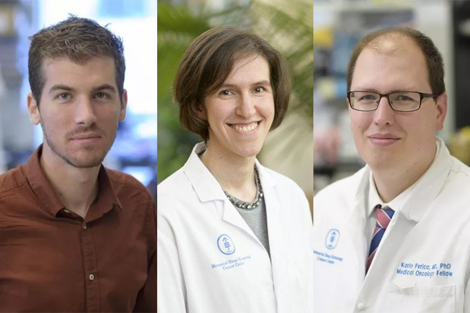 From left: Dr. Kimon Argyropoulos, Dr. Sarah Eskreis-Winkler, and Dr. Karlo Perica. 